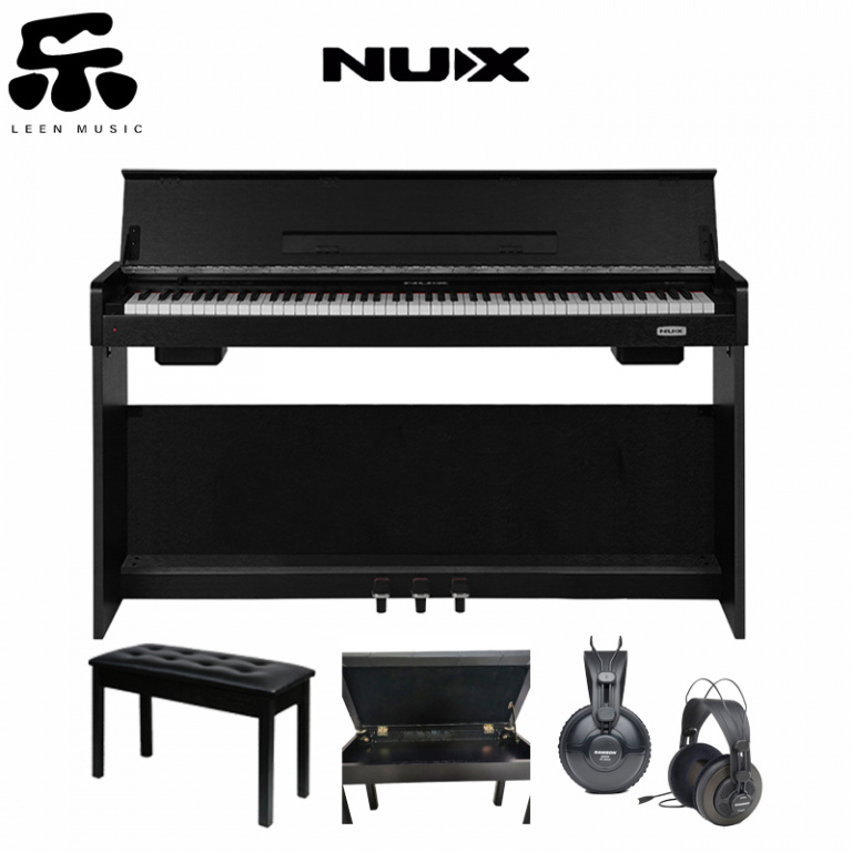 NUX WK310 88 Key Digital Piano Full Weighted Keys Hammer Action Smart Pianos (APP Support) With