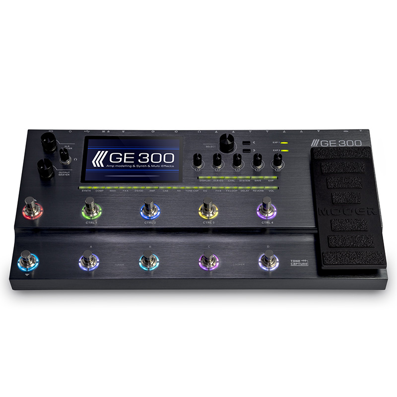 Mooer GE300 Amp Modelling Processor Synth Pedal Guitar Multi Effects with  gig bag - LEEN MUSIC SHOP