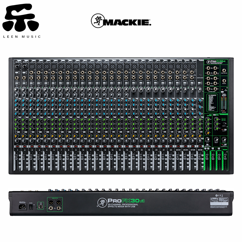 Mackie ProFX30v3 Channel Mixer With USB And Effects - LEEN MUSIC SHOP