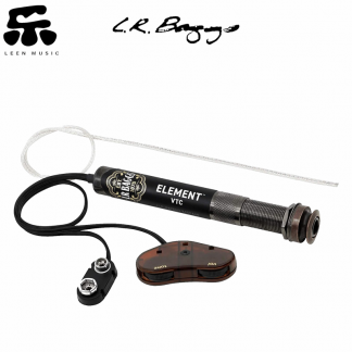 LR Baggs EAS-VTC Element Active System with Volume and Tone Control for Steel String Guitar Bundle w/ 12x Fender Picks and Liquid Audio Polishing Cloth